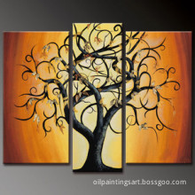 Hand Painted Tree Oil Paintings on Canvas